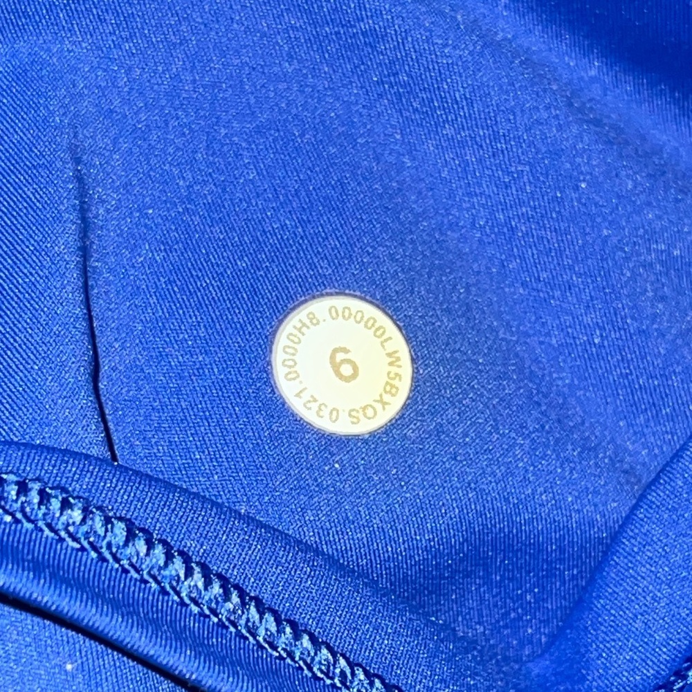 Lululemon Fast and Free High-Rise Tight 25" *Nulux Size 6 NWOT Symphony Blue - Picture 6 of 6